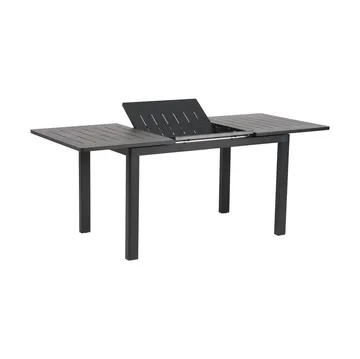 Lomma spisebord - Svart, 128-187x80x73 cm - Brafab