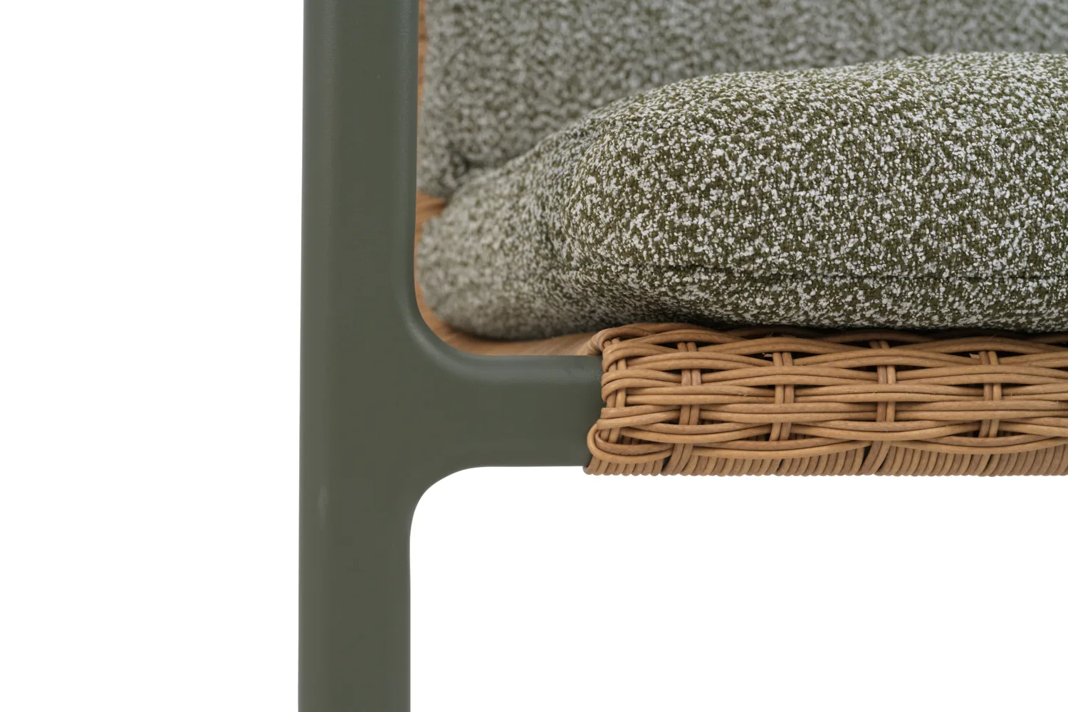 Motty lenestol, Nordic green-teddy verde Brafab