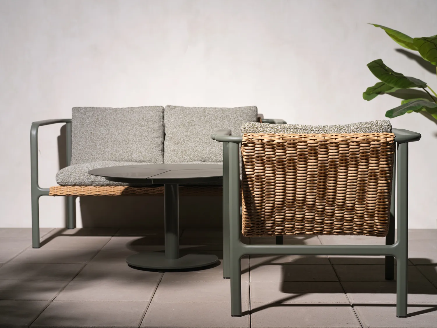 Motty lenestol, Nordic green-teddy verde Brafab