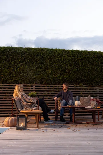 Motty lenestol - Zin red-teddy beige - Brafab