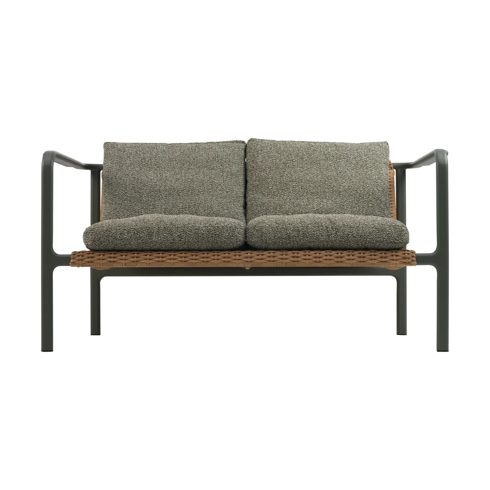 Motty sofa, Nordic green-teddy verde, 2-seter Brafab