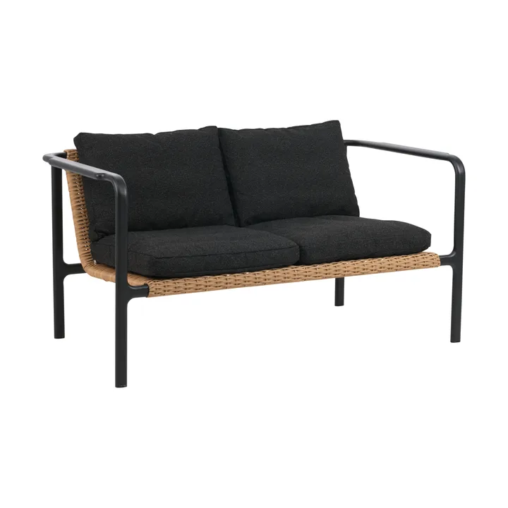 Motty sofa - Svart-teddy black, 2-seter - Brafab