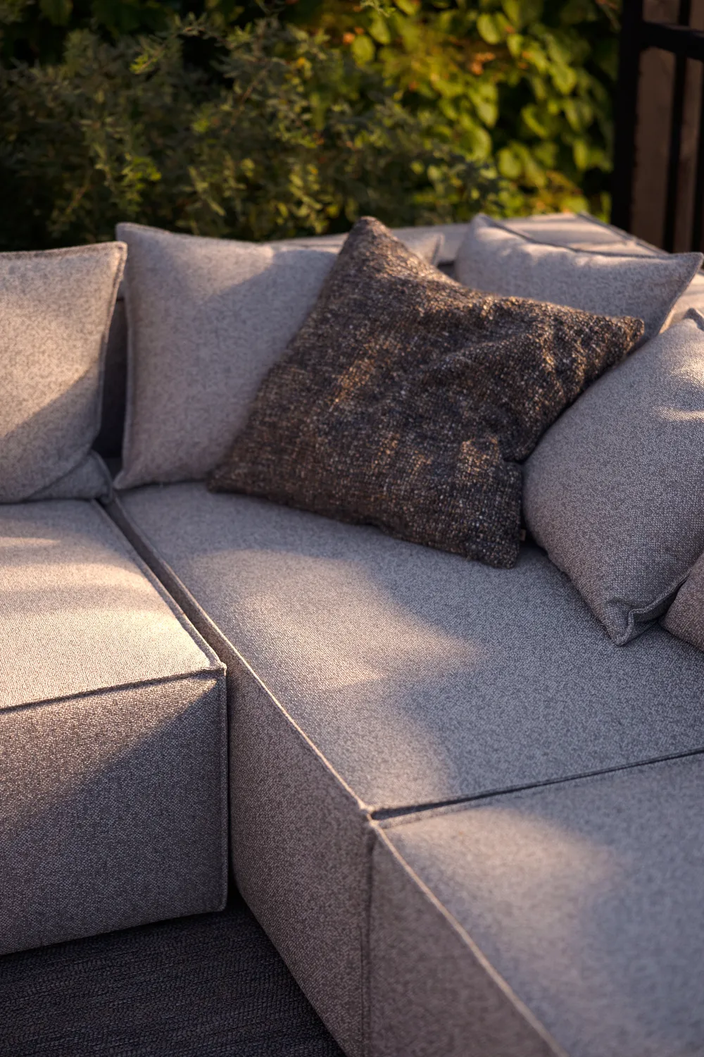 Muki sofamodul, Light taupe, høyre avslutning Brafab