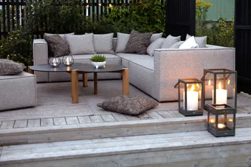 Muki sofamodul - Light taupe, høyre avslutning - Brafab