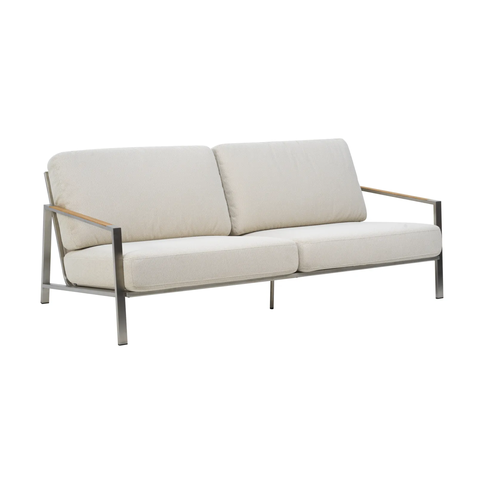 Naos sofa, Stainless steel-dot beige, 2,5-seter Brafab