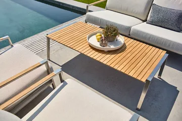 Naos sofa - Stainless steel-dot beige, 2,5-seter - Brafab