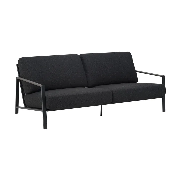 Naos sofa - Svart-teddy black, 2,5-seter - Brafab