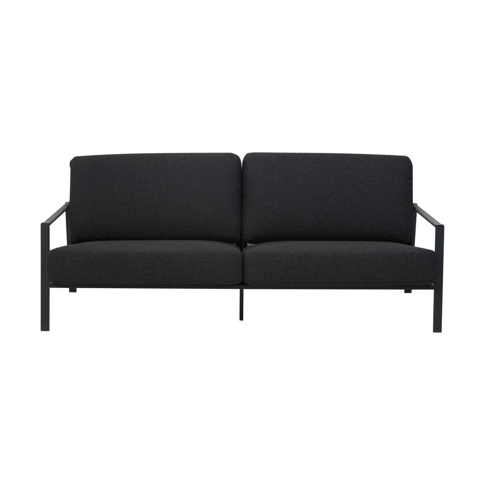 Naos sofa, Svart-teddy black, 2,5-seter Brafab