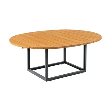 Olive sofabord - Antrasitt-bambus, 110x80 cm - Brafab