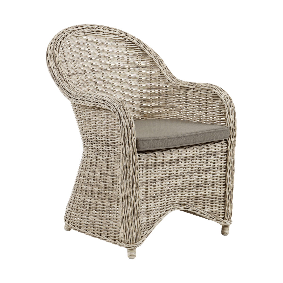 Brafab, Paulina lenestol beige kunstrotting Brafab
