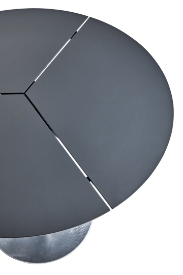 Peace Bistro kafébord Ø80 cm Anthracite - undefined - Brafab