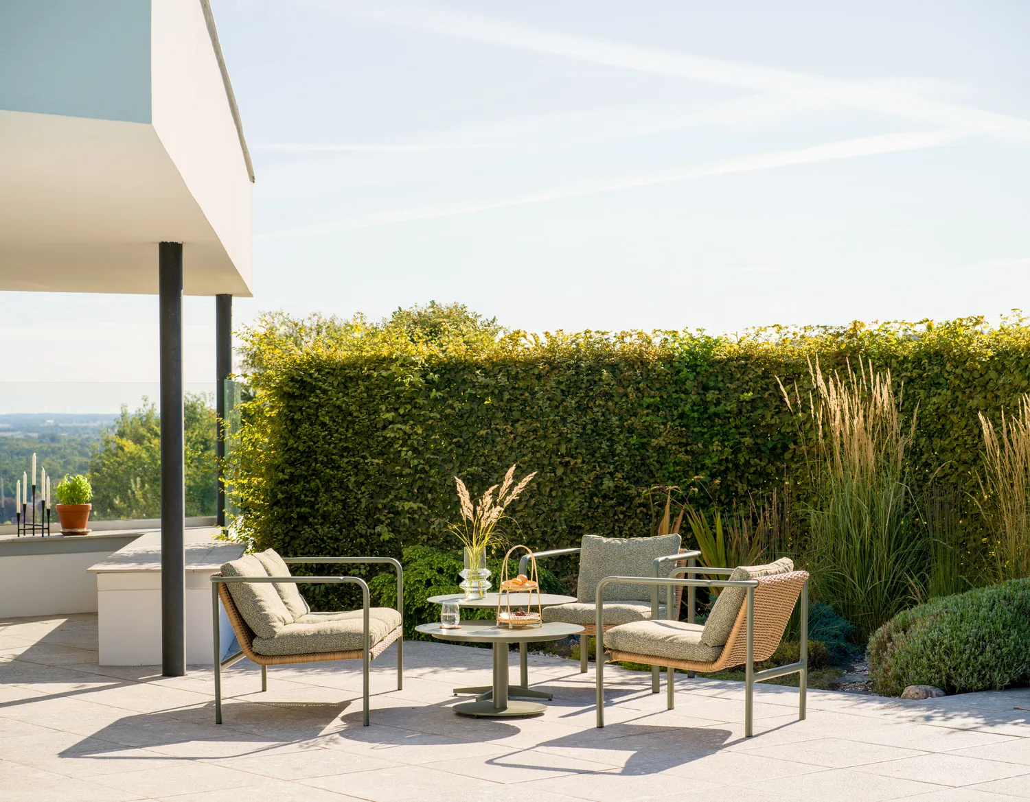 Peace sofabord, Nordic green, Ø80x46 cm Brafab