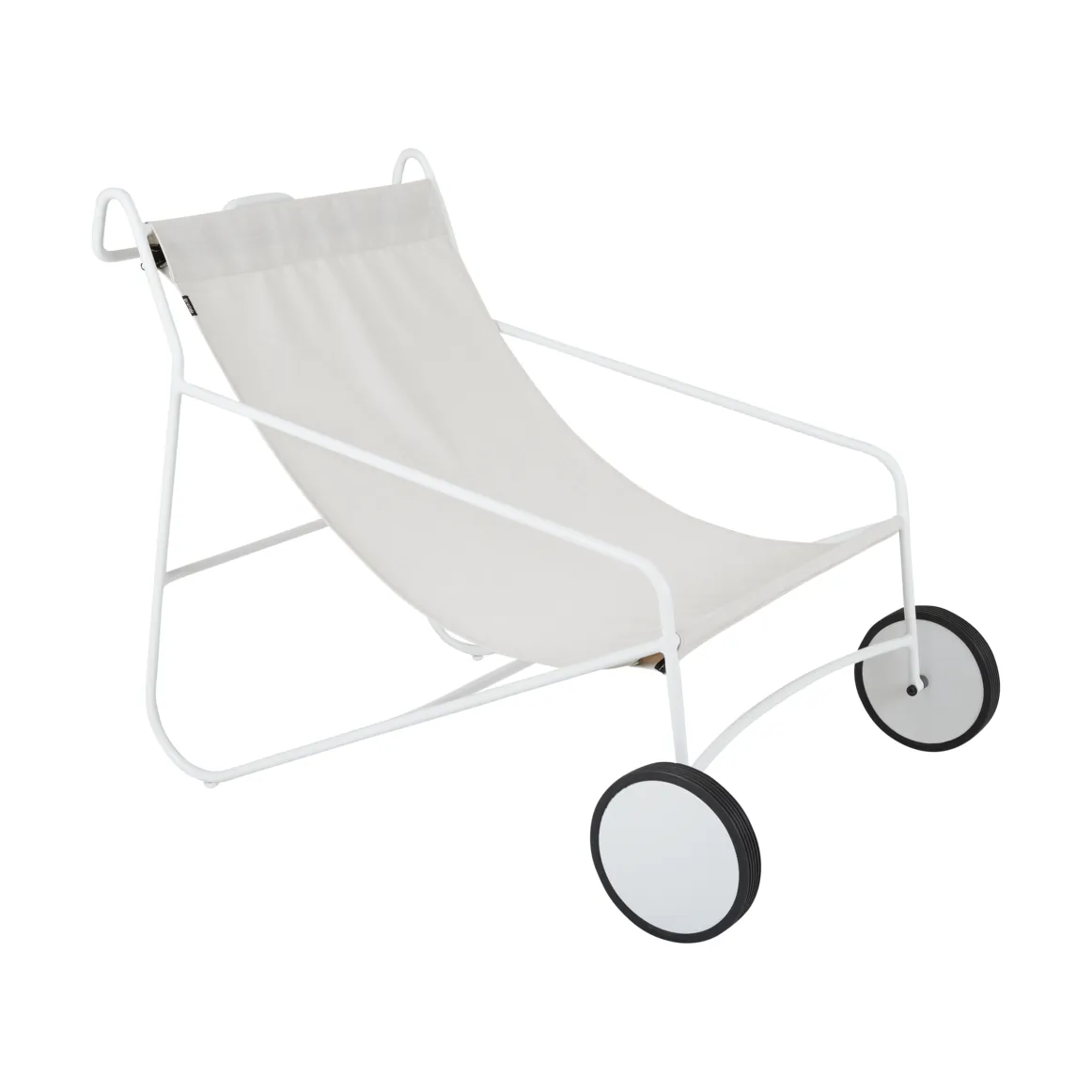 Poul Chair loungestol, Hvit Brafab