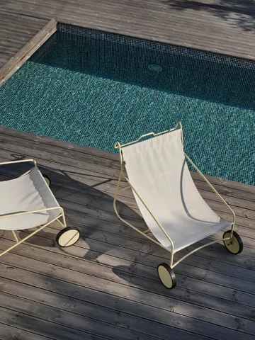 Poul Chair loungestol - Lemon-off white - Brafab