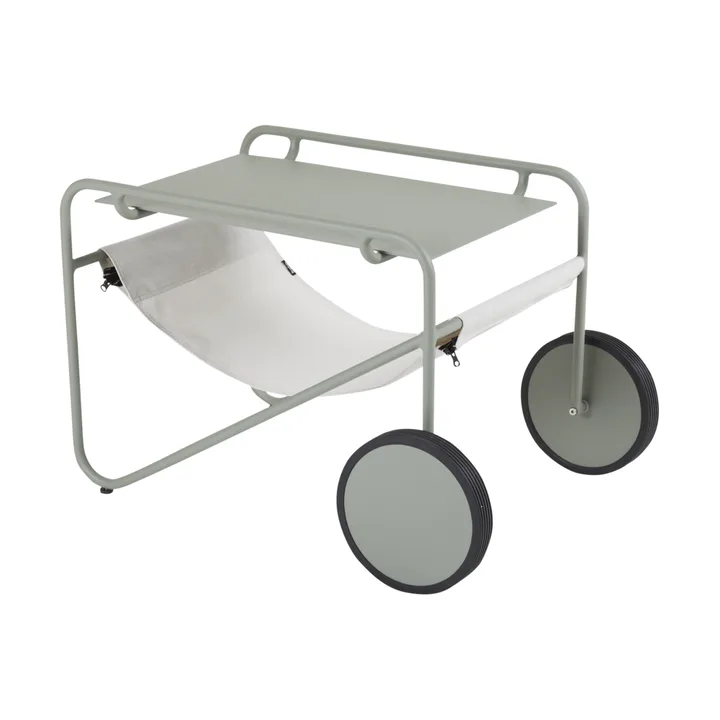 Poul Table sidebord - Dusty green-off white, 72x44 cm - Brafab