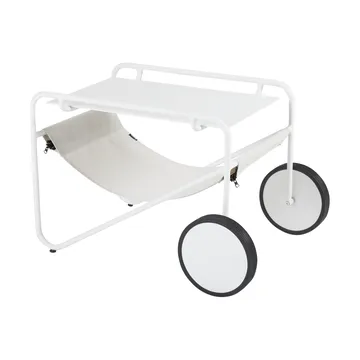 Poul Table sidebord - White-off white, 72x44 cm - Brafab