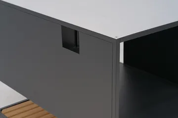 Prep utekjøkken benkeskap 110x90x70 cm - Svart - Brafab