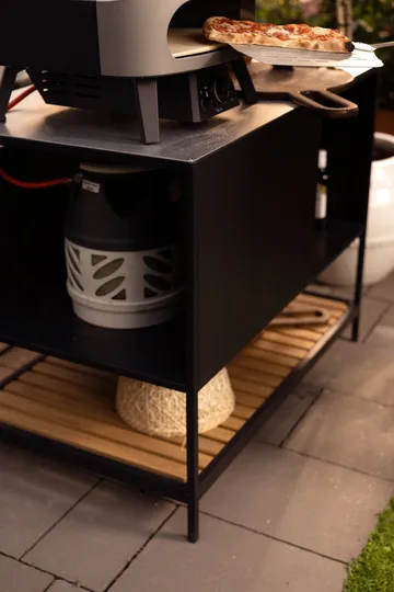 Prep utekjøkken benkeskap 110x90x70 cm - Svart - Brafab