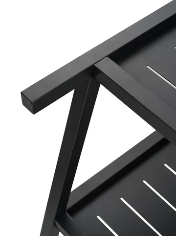 Samvaro serveringsvogn 86x49x69 cm - Svart - Brafab