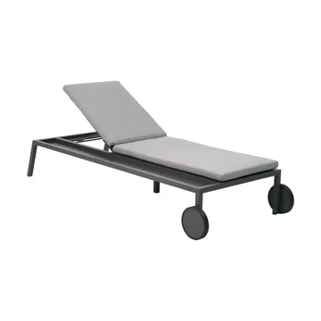 Samvaro solseng 218x92 cm - Antrasitt-pearl grey - Brafab