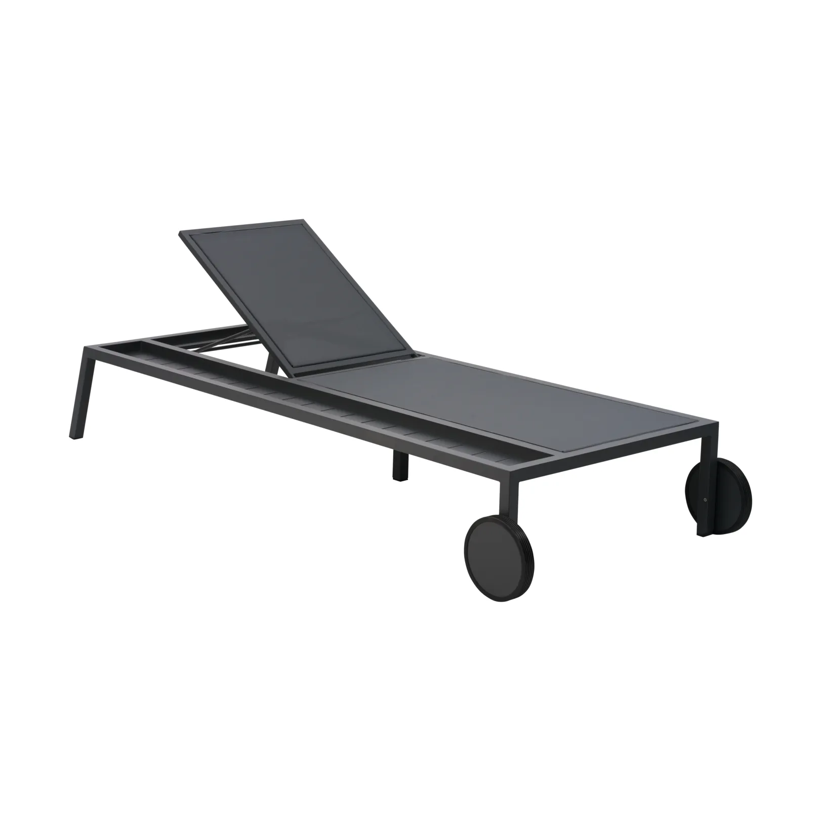 Samvaro solseng 218x92 cm, Antrasitt-pearl grey Brafab