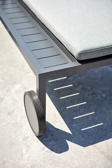 Samvaro solseng 218x92 cm - Antrasitt-pearl grey - Brafab