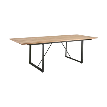 Shad spisebord 240 cm teak-anthracite - Brafab
