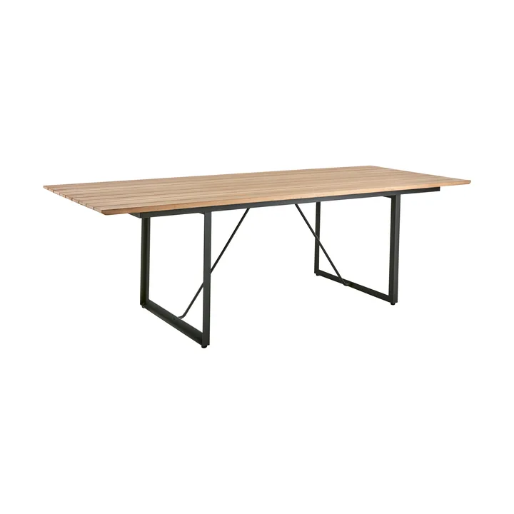 Shad spisebord 240 cm teak-anthracite - Brafab