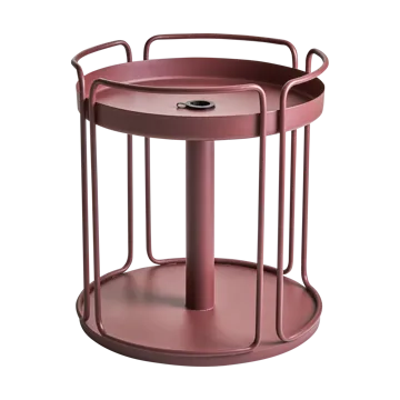 Shady sidebord og parasollfot - Zin red - Brafab