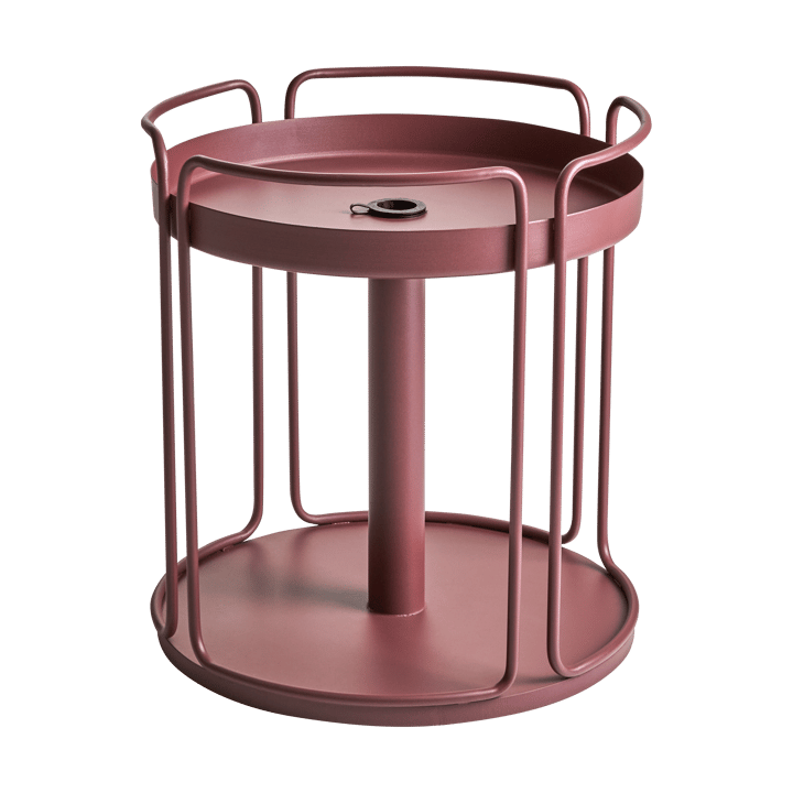 Shady sidebord og parasollfot - Zin red - Brafab