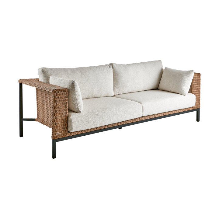 Shell sofa - Teddy rice-svart - Brafab