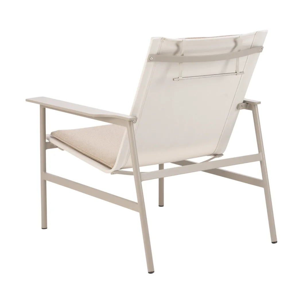 Soro loungestol, Khaki-teddy beige Brafab