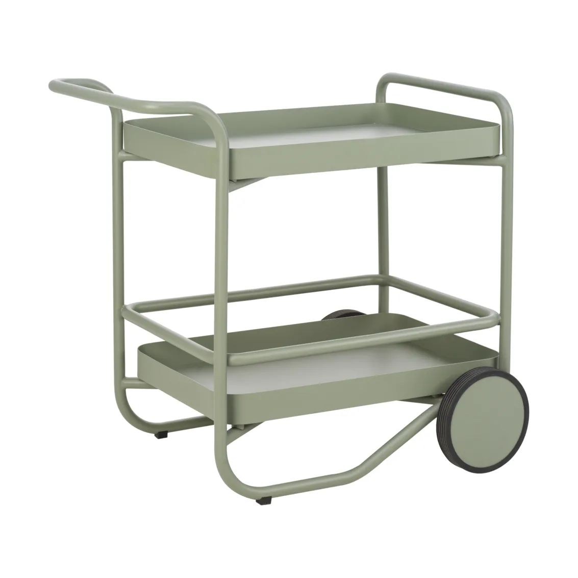 Trolly serveringsvogn 88x59 cm, Dusty green Brafab