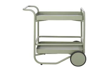 Trolly serveringsvogn 88x59 cm - Dusty green - Brafab