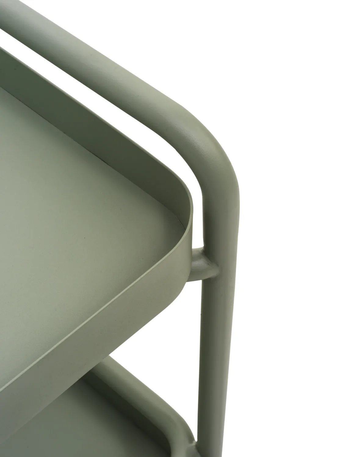 Trolly serveringsvogn 88x59 cm, Dusty green Brafab