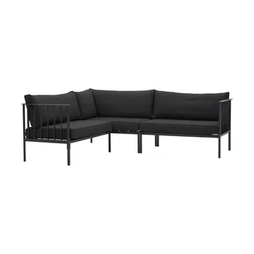 Upper hjørnesofa - Svart-teddy black - Brafab
