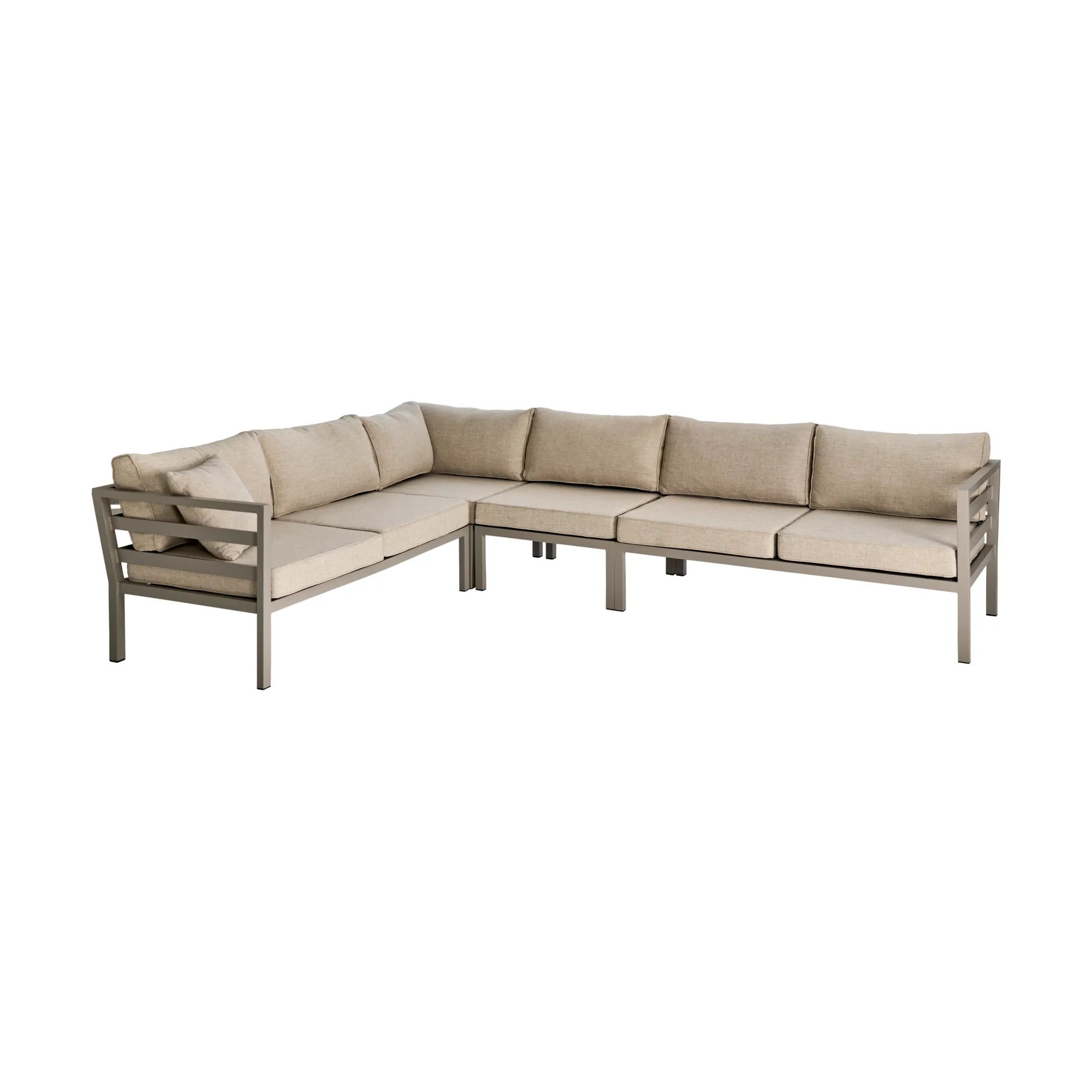 Weldon hjørnesofa, Khaki-sand Brafab