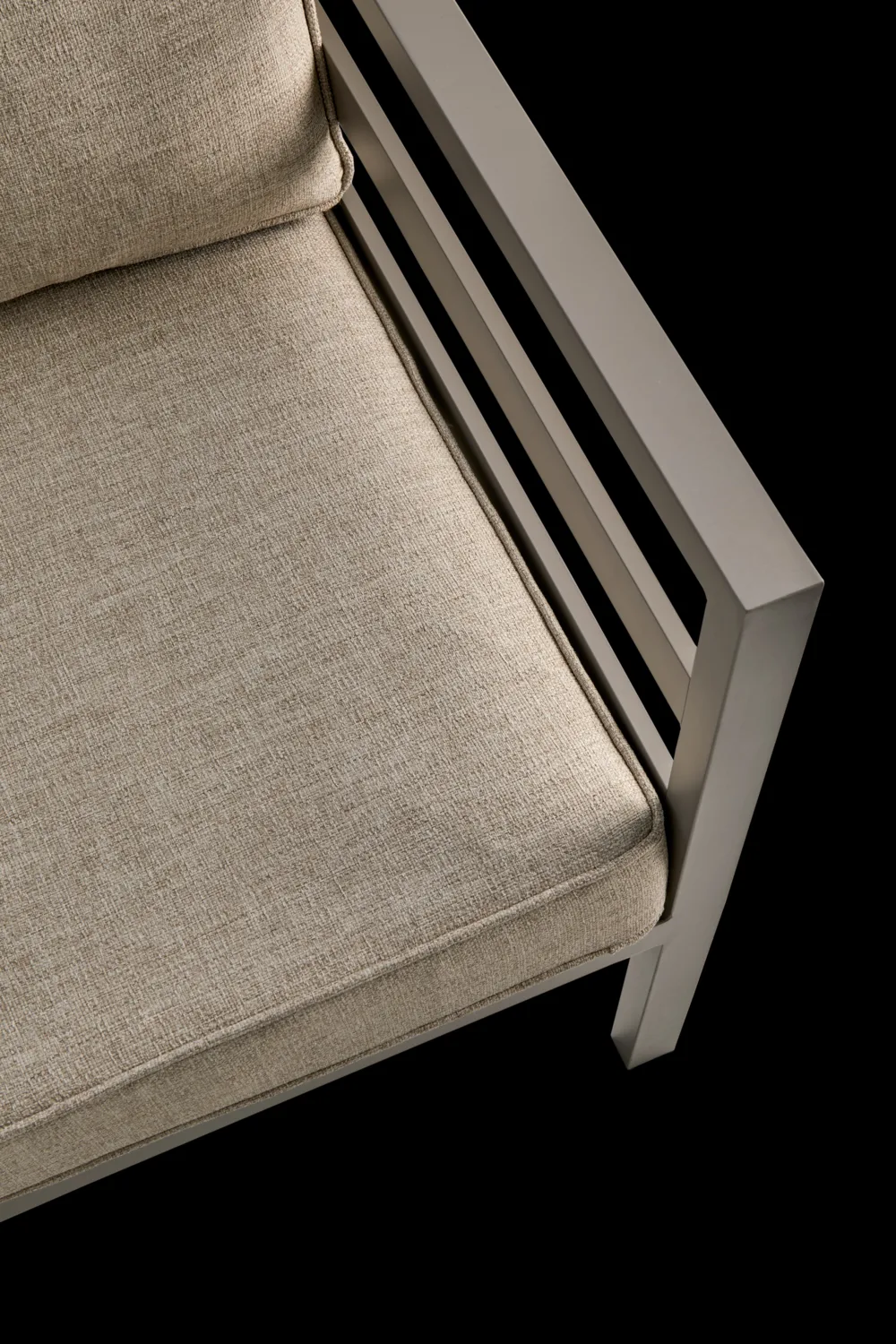 Weldon hjørnesofa, Khaki-sand Brafab