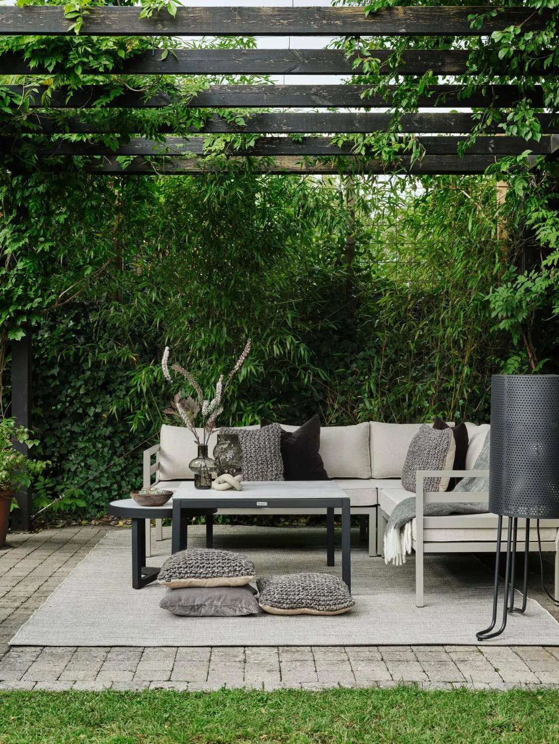 Weldon hjørnesofa, Khaki-sand Brafab