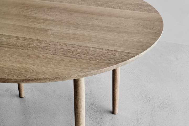 Arv spisebord Ø 120 cm, Hvitoljet eik Brdr. Krüger