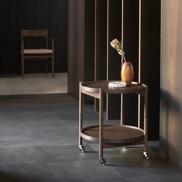 Bølling Tray Table model 50 rullebord - leaf, røykoljet eikestativ - Brdr. Krüger