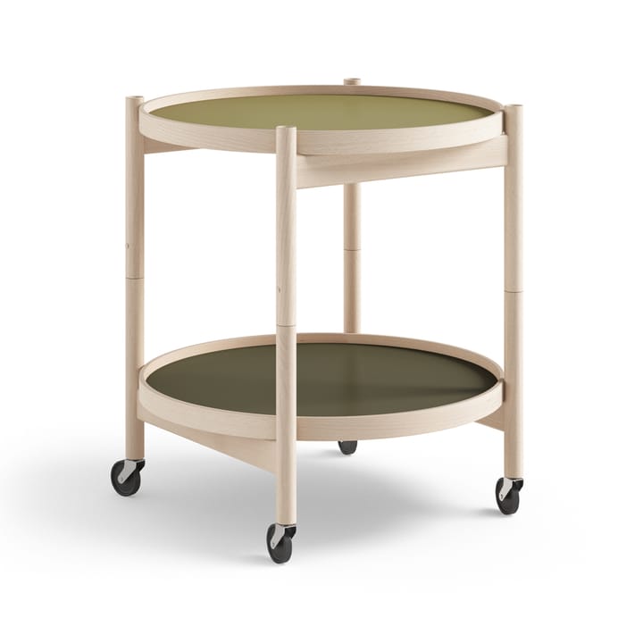 Bølling Tray Table model 50 rullebord - leaf, ubehandlet bøkestativ - Brdr. Krüger