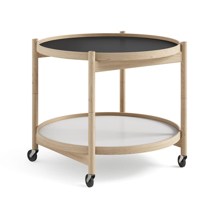 Bølling Tray Table model 60 rullebord - base, ubehandlet eikestativ - Brdr. Krüger