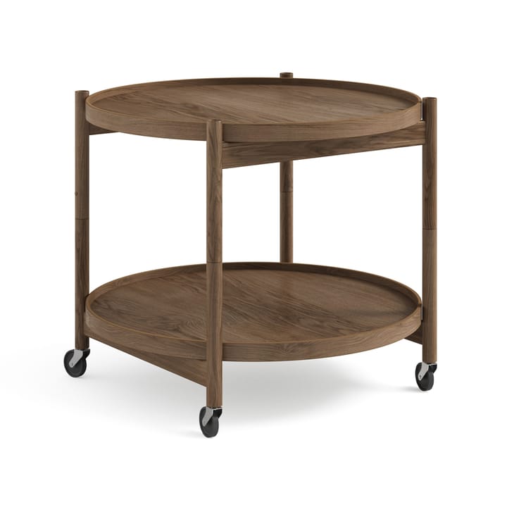 Bølling Tray Table model 60 rullebord - eik røkt, røykoljet eikestativ - Brdr. Krüger