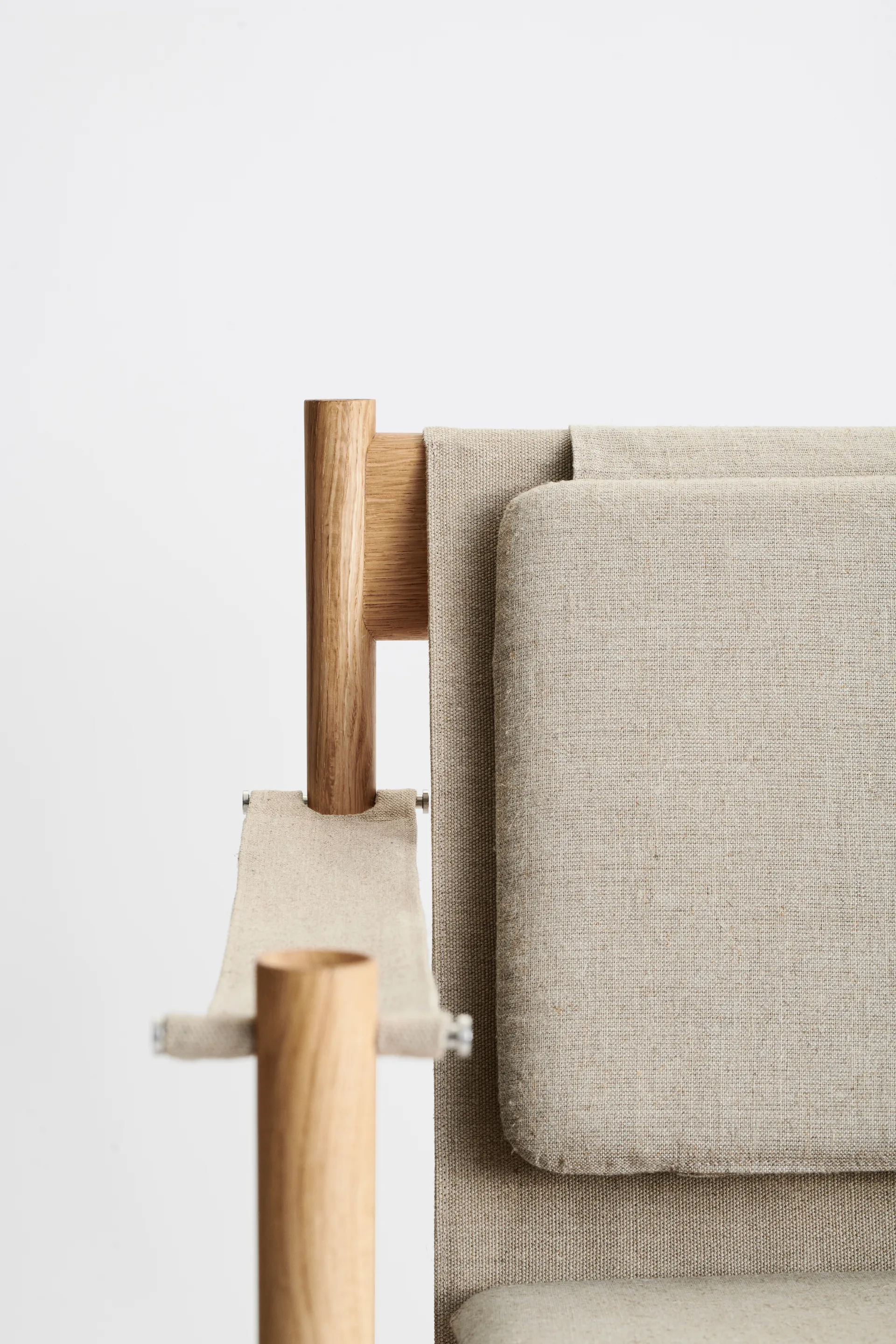 HB loungestol, Oljet eik-canvas natur Brdr. Krüger