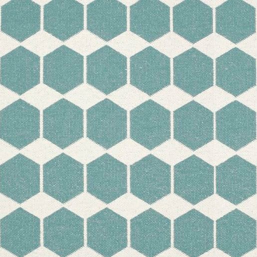 Anna gulvteppe aqua stort, 150x200 cm Brita Sweden