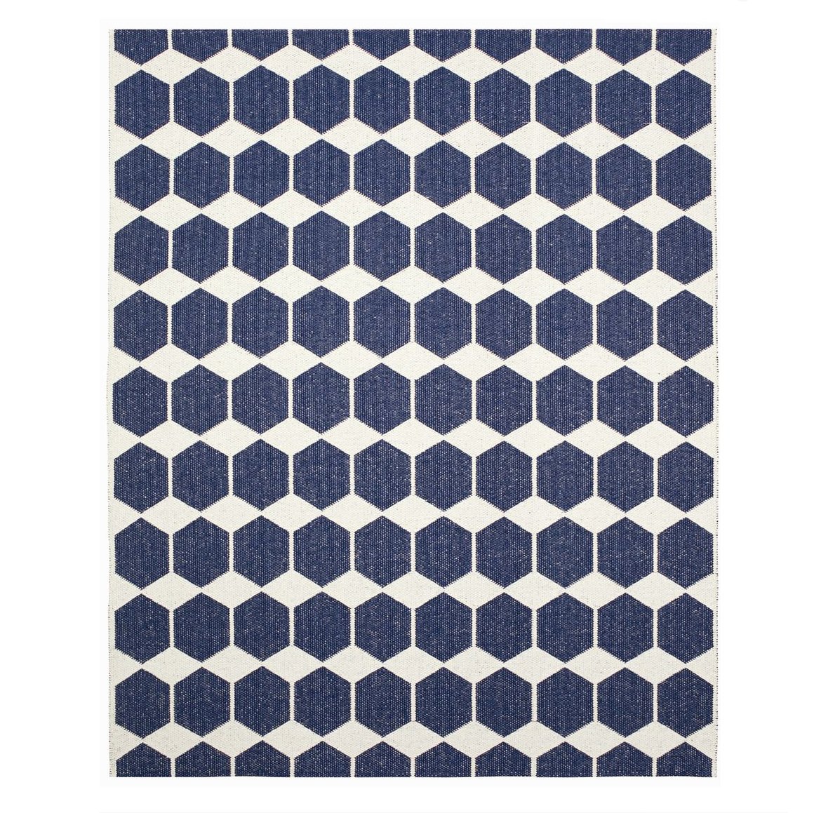 Anna gulvteppe midnattsblått stort 150x200 cm