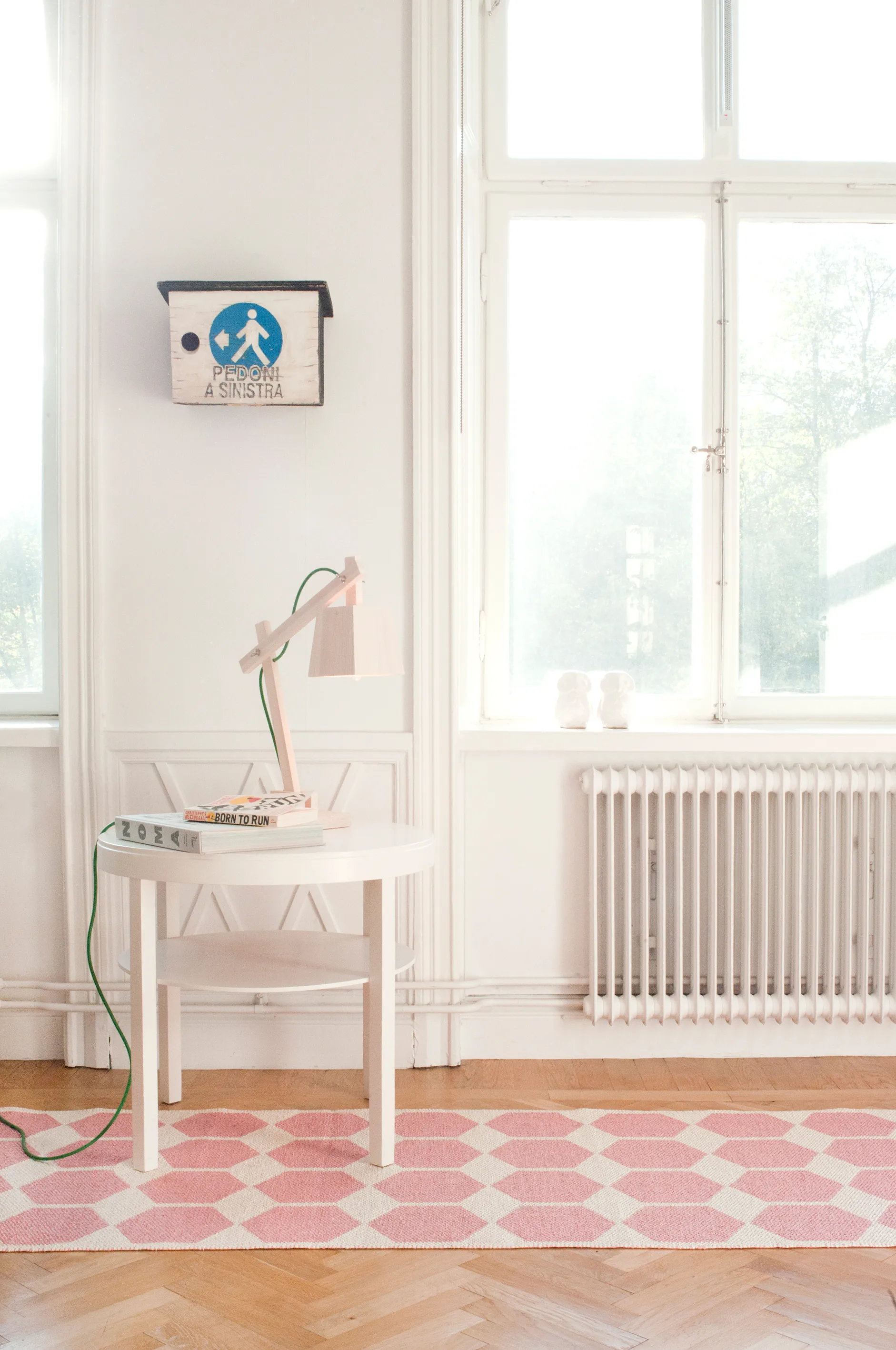 Anna gulvteppe rosa stort, 150x200 cm Brita Sweden