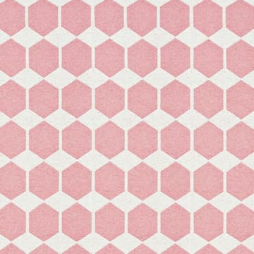 Anna gulvteppe rosa stort - 150x200 cm - Brita Sweden