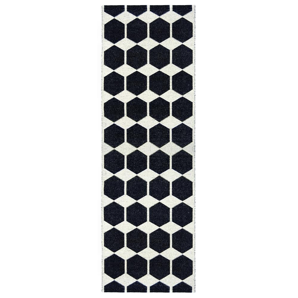 Bilde av Brita Sweden Anna svart gulvteppe 70x200 cm